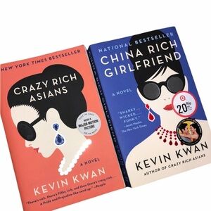 Crazy Rich Asians & China Rich Girlfriend By Kevin Kwan set of books